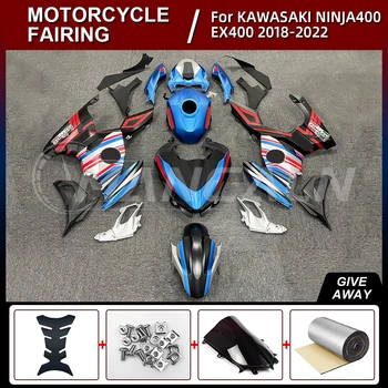 אופנוע Fairing הערכה על קוואסאקי Ninja400 EX400 2018 2019 2020 2021 2022 עיסוי גוף מלא Fairings ערכות הזרקה החדש bule
