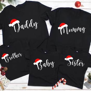 המשפחה חג המולד חולצת תלבושת ילדים החולצה ילד ילדה בגדי ילדים תואמים את תלבושת חג מולד שמח מותק פיג ' מה אמא אחות אבא