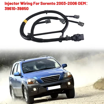 Injector חיווט עבור Terracan יונדאי 2002-2006 עבור קיה סורנטו 2003-2006 מנוע דלק מזרק החיווט 39610-39850