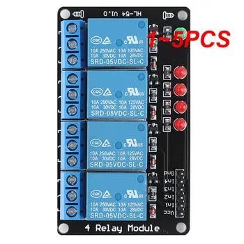 1~5PCS 5V 4 ערוץ ממסר מודול לוח לא optocoupler ממסר לוח Arduino 8051 AVR PIC DSP הזרוע הזרוע MSP430 TTL ההיגיון