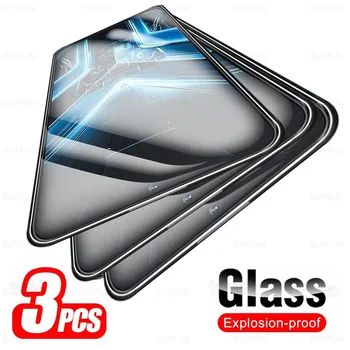 3Pcs מלא כיסוי זכוכית מחוסמת עבור Cubot X70 4G מגן Glas CubotX70 Cu bot X 70 70X 2023 6.58