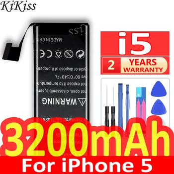 2100mAh-4900mah נשקי לי עוצמה סוללה עבור IPhone 6S 6 7 8 בתוספת 5 5 סה 6plus 7plus 8plus החלפת Bateria