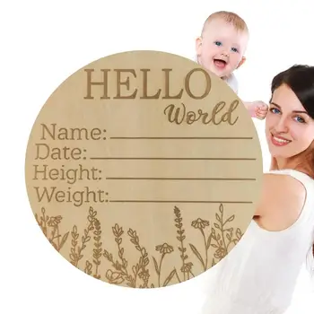 הודעת לידה לוח במזכרת שם לתינוק לחשוף את השלט