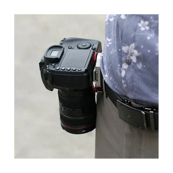 רצועת כתף קליפ מצלמה ספורט אביזרי ספורט מצלמת כף יד מצלמה נייד נוח תפס חגורה שחורה