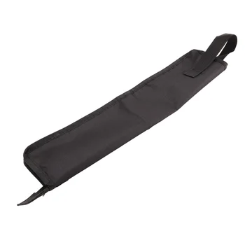 בד אוקספורד שחור תיפוף תוף המקל פטיש מחזיק תיק לסחוב את התיק עם שימושי הרצועה.