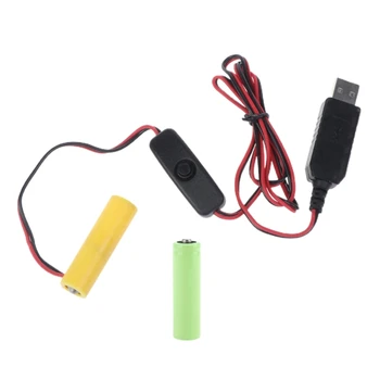 USB ל-3V LR6 AA עם שליטה מרחוק רדיו אור LED Dropship