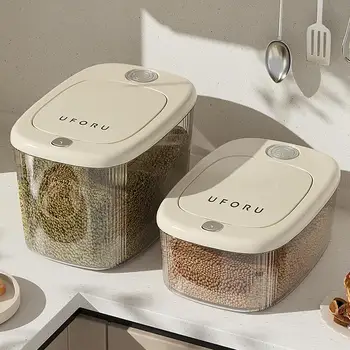 מטבח אורז ארגונית נייד תבואה תיבת אחסון אורז מכונת מזון המכיל מטבח ארגונית מטבח מזון ארגונית כלים