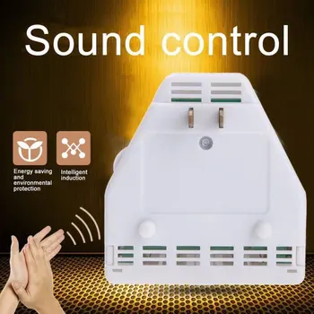 הצליל החדש מתג אוניברסלי על כפיים אלקטרוניות גאדג ' ט אור 110V שליטה קולית אור מוחא שליטה מופעל