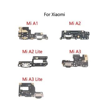מטען USB מזח נמל ג ' ק שקע תקע מחבר להגמיש כבלים עבור Xiaomi Mi A1 A2 לייט A3 טעינה לוח מודול