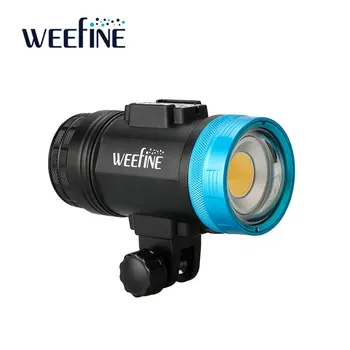 WEEFINE WF099 סולארית 7000 לומן עמיד למים וידאו אור & מהבהבים מצב צילום תת-מימי אור צלילה המנורה