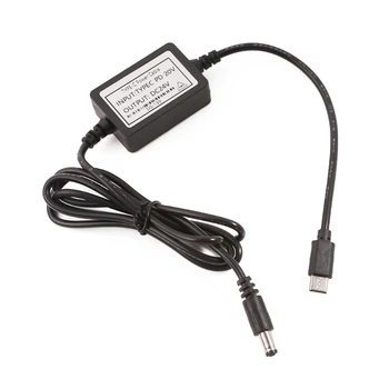 OFBK USB Type C משטרת חשמל כבל 20V סוג C 20V כדי 24V 5.5x2.1 מ 