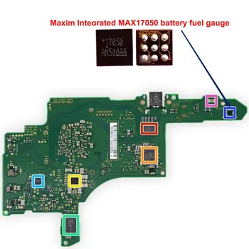 5pcs סוללה רגל זיהוי IC לוח SWITC MAX17050X 17050 הבי אביזרים