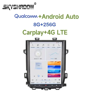 טסלה Qualcomm Carplay DSP 4G אנדרואיד SIM 11.0 8G+256G נגן DVD לרכב Wifi Bluetooth RDS RADIO GPS עבור טויוטה Alphard 2007-2015