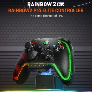 Rainbow2 Pro מובחרים של בקר המשחקים BT אלחוטית להתחבר Gamepad עבור מחשב/נינטנדו מתג/אנדרואיד/IOS הנייד