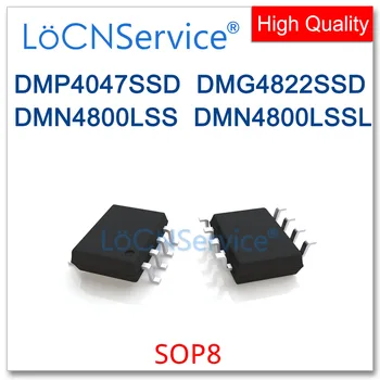LoCNService 50PCS 500PCS SOP8 DMP4047SSD DMG4822SSD DMN4800LSS DMN4800LSSL באיכות גבוהה 4800 לעזאזל עם הוראת מיומנויות הלמידה במדע שהפעילו LSSL