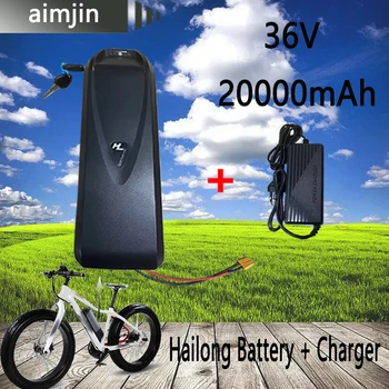 18650 36V 20000mAh סוללת ליתיום Ebike מתאים Hailong אופניים חשמליים 350W 500W 750W 1000W מטען+ נייד