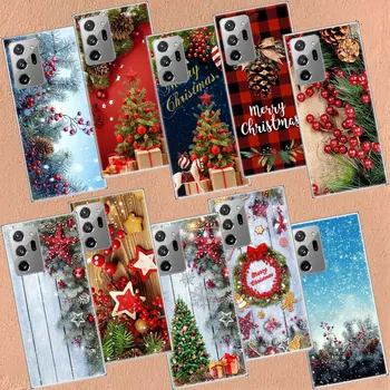 מתנת חג המולד תיבת עץ חג המולד אייל טלפון Case For Samsung A14 A24 A34 A54 Galaxy A71 A51 A41 A31 A21S A21 A70S A50S 40א A20S