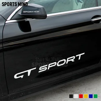 1 זוג ספורט אכפת מדבקות רכב GT מכונית סטיילינג עבור רנו מטלית Dacia מגאן captur קליאו sandero stepway kadjar אביזרים