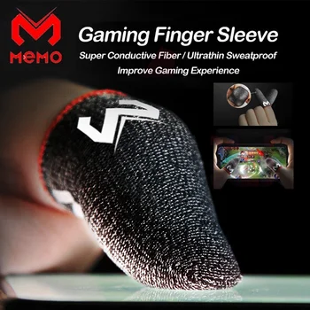 תזכיר האצבע שרוול עבור PUBG המשחקים קצות האצבעות לנשימה אנטי להחליק את האצבע כיסוי נייד עם מסך מגע Sweatproof כפפות 1 זוג