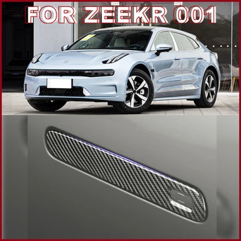 על ZEEKR 001 2022 2023 אביזרים סיבי פחמן רכב חיצונית ידית הדלת פנל לקצץ מדבקת קישוט לא מתאים W סגנון