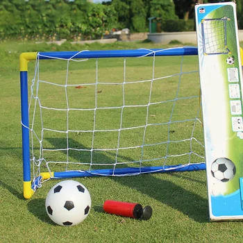 חיצונית מיני כדורגל, שער כדורגל קטן דלת מתקפלת כדורגל המטרה נייד לילדים צעצוע כדורגל ספורט עבור בפנים בחוץ צוות המשחק
