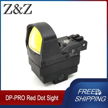 טקטי Dp Pro נקודה אדומה מראה מתאים 20mm רכבת Dp Pro היקף נשק ציד חיצוני ראייה