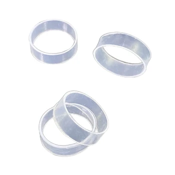4Pcs/12Pcs/20Pcs ' ויסטיק אלסטי המשמר טבעת בלתי נראית הגנתית על PS5 / PS4 / מתג PRO סיליקון טבעת כיסוי