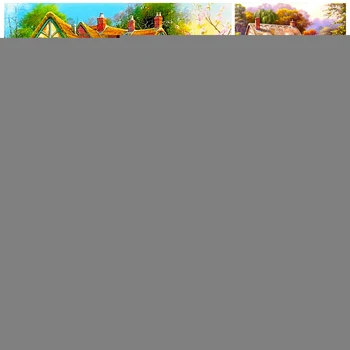 DIY אגם דיימונד ציור צבע נוף העץ יהלום רקמה ריינסטון מלאכות מלא מרובע/עגול תרגיל עיצוב הבית אמנות GG306