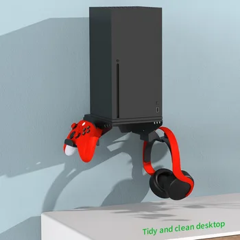על XboxSeries X מסוף הקיר הסוגר Gamepad אוזניות הקיר אחסון סוגריים.