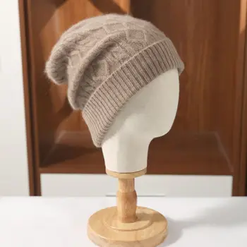 2023 סתיו החורף חדש לשני המינים כובע מעובה חמים כובע סרוג מזדמן כל-התאמת אטמי אוזניים כיסוי ראש אופנת צבע טהור קאפ