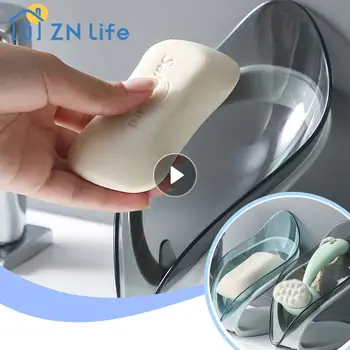 יצירתי פראייר מים-חינם תיבת אחסון לסבון עם ניקוז מים סבון מחזיק מיכל לסבון מדף המטבח, חדר האמבטיה ציוד