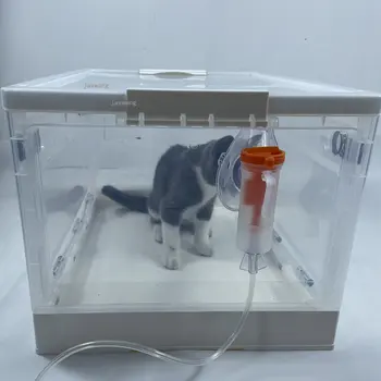 חיות מחמד מעון נייד הכלב Atomization הכלוב לנשימה חתול מיוחד חמצן תיבת חנות לחיות מחמד הכשרה מוצרים לטיפול G