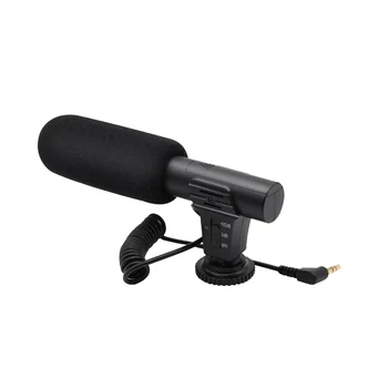מצלמת וידאו מיקרופון מצלמת DSLR מיקרופון מקצועי צילום ראיון מיקרופון הפחתת רעש