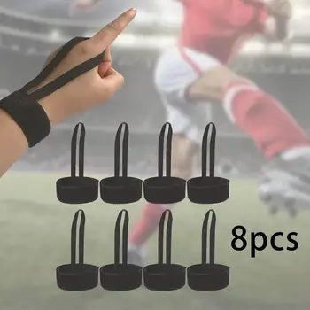 8Pcs כדורגל למטה מחוון היד כדורגל למטה הסמן עם האצבעות בלולאה,
