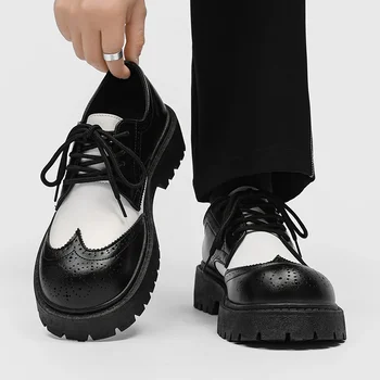 מזדמנים באיכות גבוהה נעלי גברים עור אמיתי נעלי נוחות מרופדות עסקי האופנה ללבוש רשמי נעלי גברים פאטוס דה גבר
