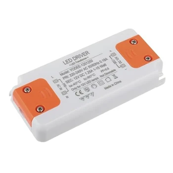 15W 12V LED שנאי LED מתח נמוך שנאי לא רעש LED נהג אספקת חשמל פלסטיק G4 MR16 MR11 GU4 GU5.3-LED מנורה