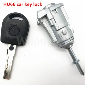 המכונית מפתח לנעול את הדלת תיקון מנעול לנעול HU66 לרכב אוטומטי נועל את הדלת