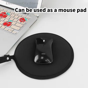 מוצר דיגיטלי שקית אחסון משטח לעכבר, אוזניות שקית אחסון העכבר שטיח שקית אחסון ציוד משרדי רב תכליתי ללבוש עמיד
