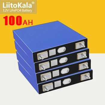 1-32pcs LiitoKala 3.2 V 100Ah איכותי סוללת LiFePO4 נייד 12V 24V 36V 48V חשמלי RV רכב גולף חיצוני אנרגיה סולארית נטענת