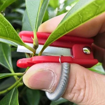 תכליתי האגודל הסכין גן Pruner הקטיף המכשיר בטוח פירות להב כלי להב חיתוך טבעות תופס האצבע מגן