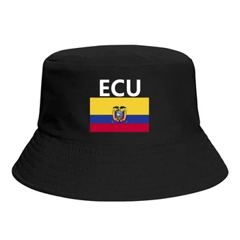 אקוודור דגל דלי כובעים הדפס מגניב אוהדים השמש צל קלאסית פשוטה חיצוני הקיץ דייג כובעי דיג קאפ