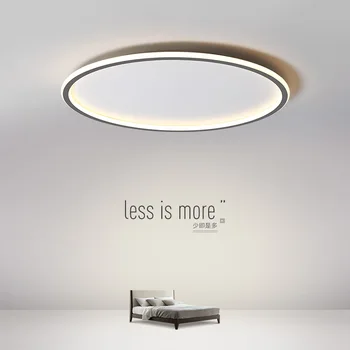 תקרות עם תאורת LED אולטרה מודרני דק גדול מנורת תקרה בהירות Dimmable התקרה אורות לוח מקורה תאורת החדר המכשיר