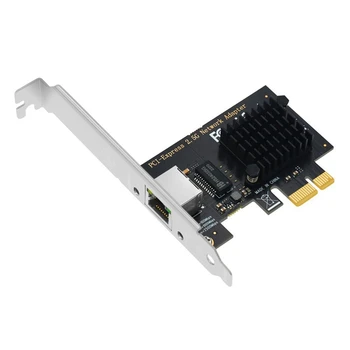 SSU PCI Express כרטיס רשת 2.5 Gbps Gigabit Ethernet GIGABIT כרטיס רשת מתאם ה-LAN 1 יציאת RJ45 על I225V צ ' יפס עבור שולחן העבודה במחשב
