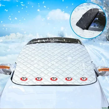 עבור רנו Captur Kaptur Samsung QM3 2013-2020 מגנטי אקסטרה שמשת הרכב החורף שלג מכסה הקיץ שמשיות