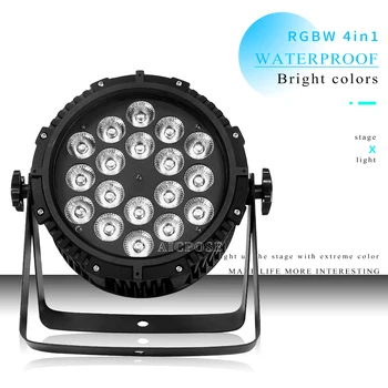 18x12W RGBWA UV LED 6 ב 1 Par אור חיצוני עמיד למים מקצועי תאורת הבמה DMX512 בקרה עבור DJ, דיסקו בר
