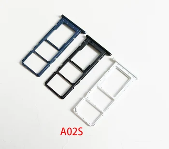 50Pcs מגש כרטיס ה-SIM, חריץ בעל מתאם שקע תיקון חלקי עבור Samsung A02S A20E A03S A10S A02 A12