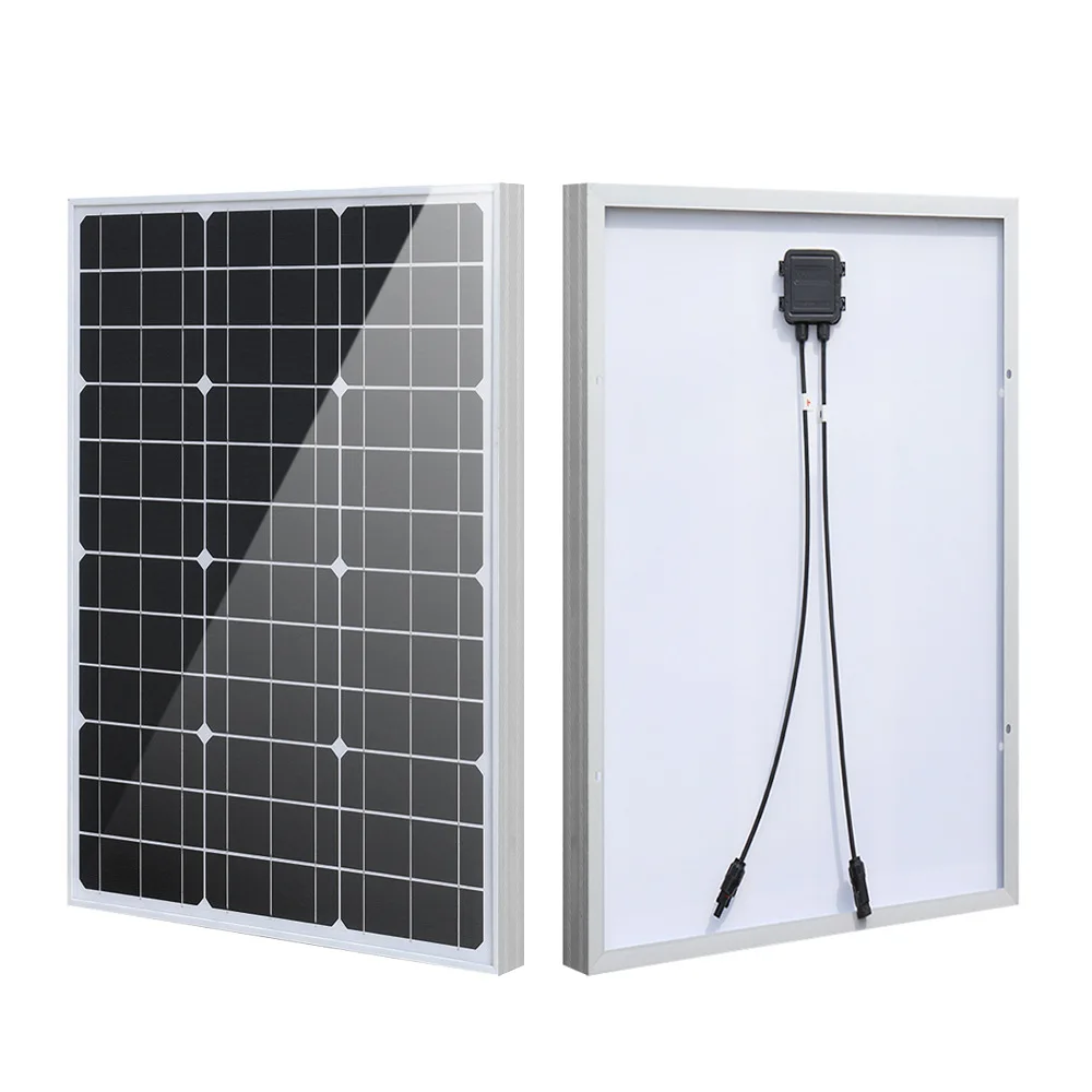 1000W פוטו פאנל סולארי 18V זכוכית תושבת טעינה סולארית, ייצור חשמל ציוד ביתי וחיצוני תאים סולריים - 2