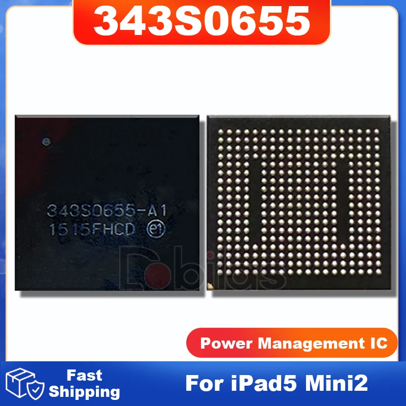 1Pcs 343S0655 U8100 עבור iPad 5 Mini 2 Power IC הבי 343S0655-A1 אספקת חשמל שבב מעגלים משולבים חלקי חילוף ערכת השבבים - 0