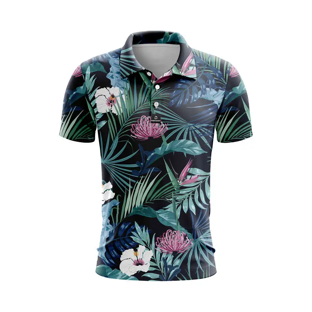 2023 אופנה חולצת פולו לגברים קיץ שרוול קצר לנשימה ייבוש מהיר דש High-end מזדמן מתיחה חיצונית בגדי ספורט - 4