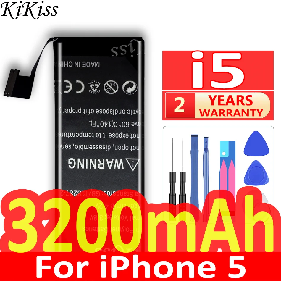 2100mAh-4900mah נשקי לי עוצמה סוללה עבור IPhone 6S 6 7 8 בתוספת 5 5 סה 6plus 7plus 8plus החלפת Bateria - 0